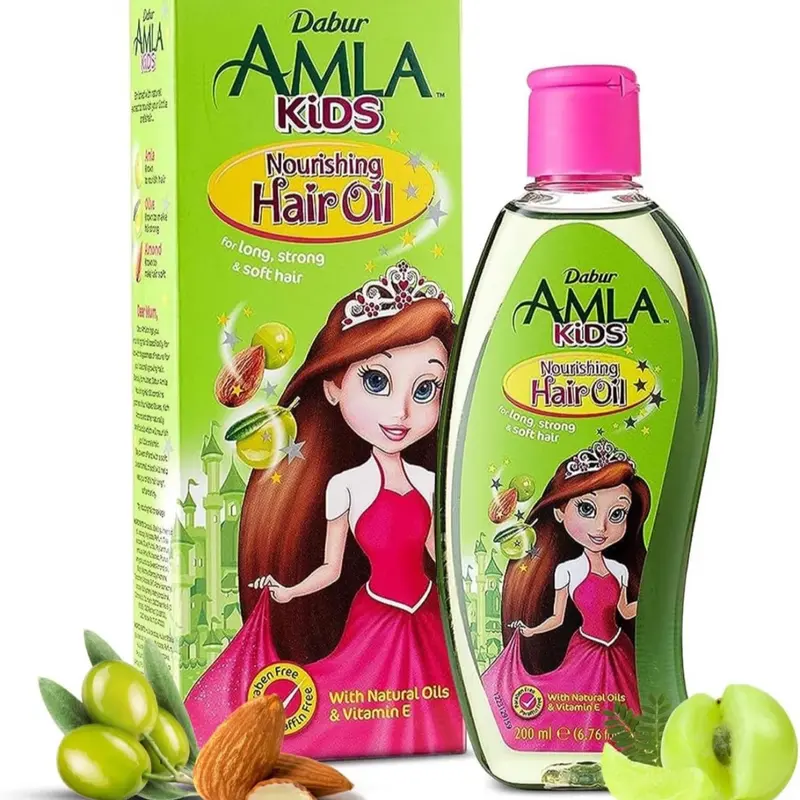Amla Oil for Healthy Hair and Moisturized Scalp, 200ml kids - Natural Solution for Hair Growth and Hair Loss