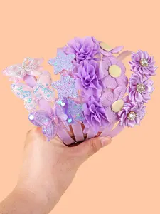 5-Piece Hair Accessories Set, Cute Sweet Butterfly Headbands for Women & Girls, Perfect for Parties, Daily Wear, Gifts