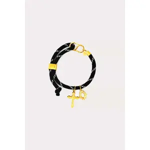 Adjustable Paracord Charm Bracelet