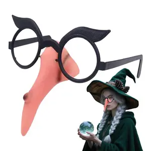 Witch Long Nose Halloween Costume Prop Nose Witch Party Cosplay Witch Nose Glasses Witch Nose Costume Props Makeup Glasses