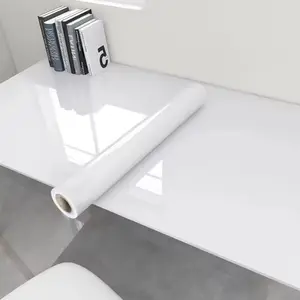 Pearl Marble Contact Paper, Self-Adhesive Waterproof Wallpaper, Easy Peel & Stick Decor Stickers for Kitchen Cabinets
