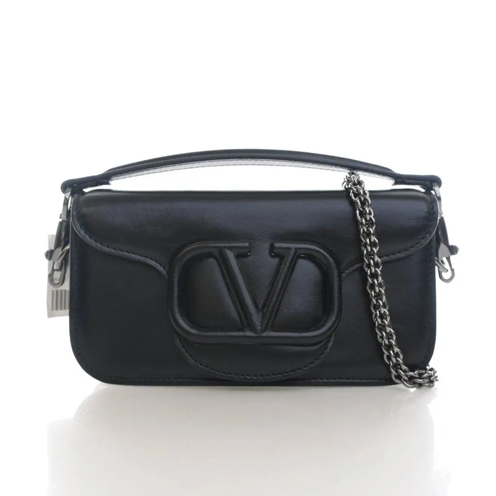 Pre-owned Calfskin Crossbody Bags Valentino Loco Shoulder Bag