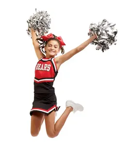 Spirit Pom Cheerleading Accessory – Vibrant Dance Pom Poms for Cheer Squad, Pep Rallies, Sports Events & School Spirit Performances | Premium Quality for Men & Women, Casual Wear, Streetwear, Comfort Fit