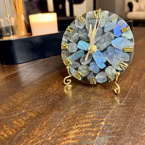 Labradorite Clock w/Stand