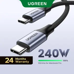 UGREEN 240W USB C to USB C Cable Fast Charging Compatible for Mackbook Pro, Laptop, iPhone 17 16 15 Pro Max Samsung Smartphone Port Device -#SummerVibes,mothersdaygift