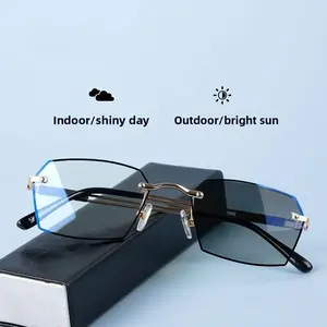 【2026】 Fashion anti blue light reading glasses | Lightweight & Comfortable | For Men & Women | All-Day Comfort | Sunlight Activated Color Changing | Clear Vision Indoors & Outdoors
