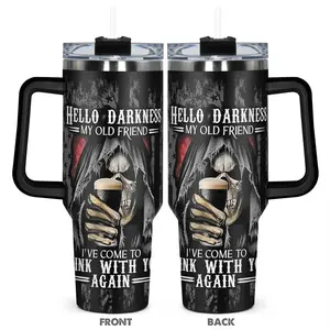 40oz Tumbler, 1pc Gift, Stainless Steel Cup, Insulated and Durable, Fish Lover Gift, Perfect Gift for Man, Dad, Husband, boyfriend, fish Enthusiast, Unique Birthday Gift, also very suitable for outdoor use, Insulation Drinkware