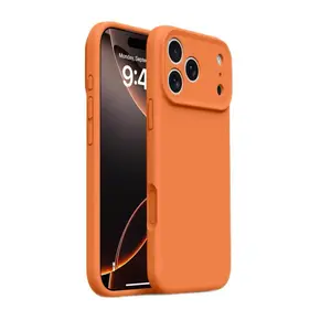 Liquid Silicone Phone Case for iPhone 17 Pro Max - "Ins-Style" Full-Coverage, Shockproof Protective Cover (Compatible with iPhone 16/15/14/13)