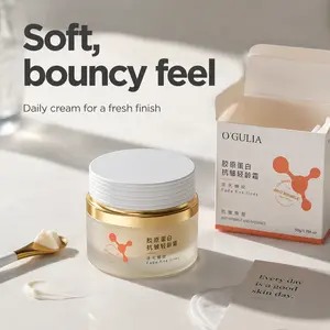 O'GULIA Collagen Peptide Face Cream - Hydrating Moisturizer for Fine Line Care, Alcohol-Free