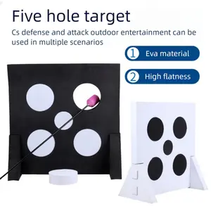 5-Spot EVA Archery Target with Base – High Density Foam, CS Archery Tag Fun Target, Indoor/Outdoor Use