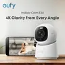 eufy Indoor Cam E30 (Upgrade of C220, Latest Generation) 4K UHD Local WiFi Security Camera, Built-in 360 Pan-Tilt, Color Night Vision, AI Detection, Cry & Audio Alert, Auto Tracking, SD Storage, Works with HomeKit & Alexa, 360 Security Cameras & Systems