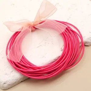 Set of 20 Guitar String Bracelets, 2.5" Diameter, Lead & Nickel Compliant, Anti-Tarnish Feature, Unisex