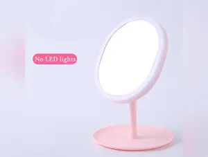 LED Makeup Mirror Touch Adjustable Lighting Desktop Makeup Mirror with Light Creative Makeup LED Light Mirrors