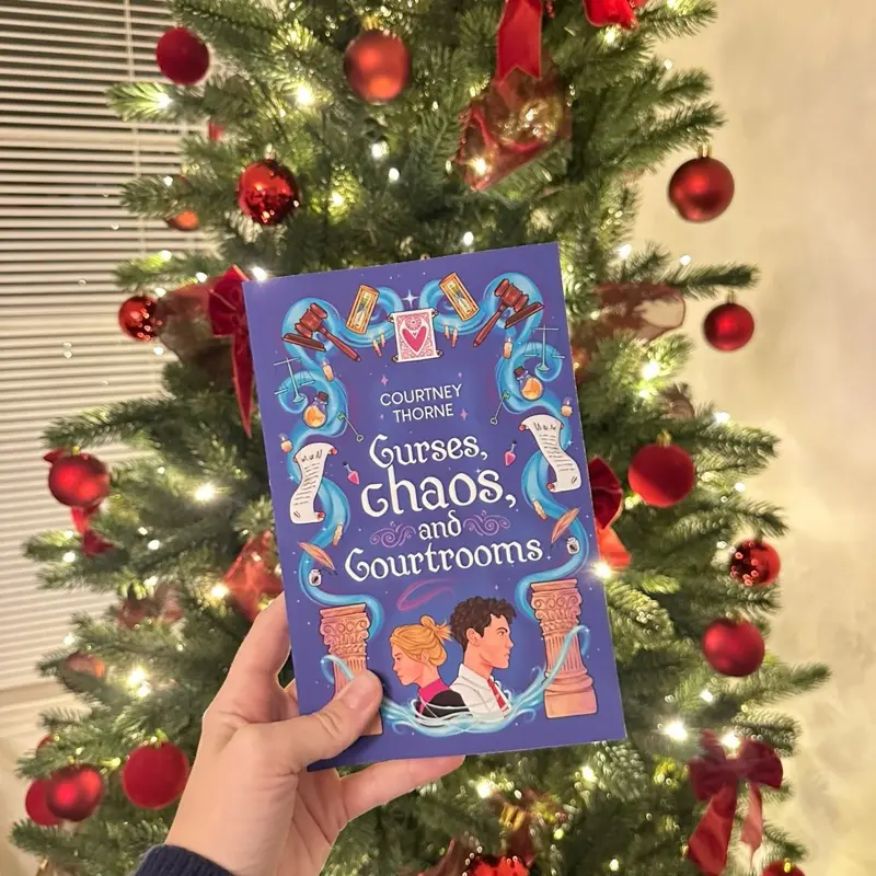 Curses, Chaos, and Courtrooms - Academic Slow Burn Fantasy Romantic Comedy Novel
