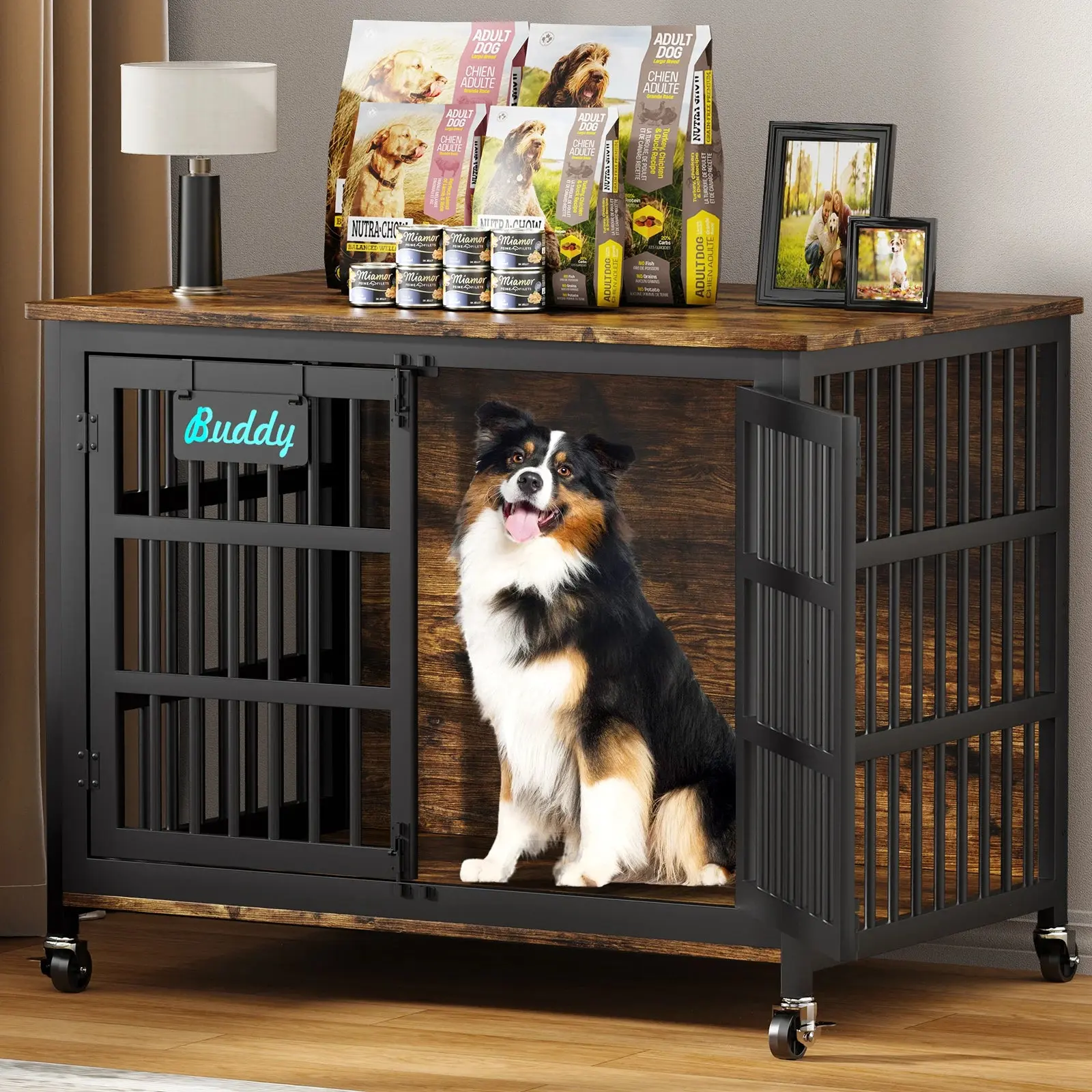 Pet Crate/ Casters