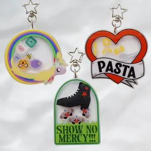 Fun and Colorful Shaker Keychains and Bag Charms