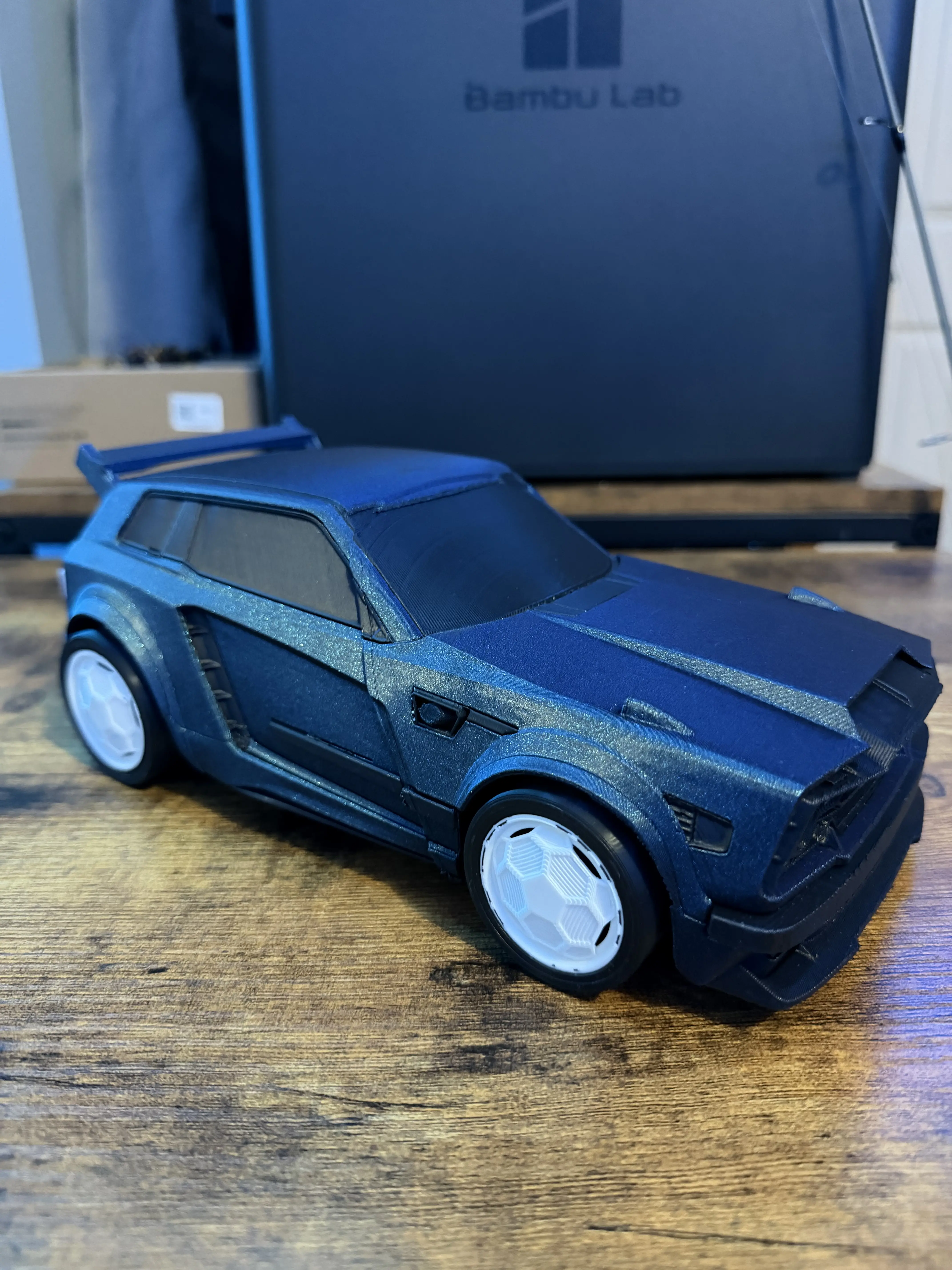Jumbo Fennec Mini Car with White Wheels