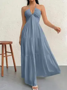 Women's Simple Loose Sleeveless A-Line Dress, Summer Casual Wear Basic Beach Vacation Party Minimalist Chic Elegant Dress, Comfortable and Stylish