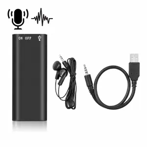Professional Voice Activated Digital Recorder - 8GB HD Noise Canceling Audio Recorder, Ultra-Thin Portable Recording Pen & MP3 Player for Business Meetings, Lectures & Interviews, Battery Powered