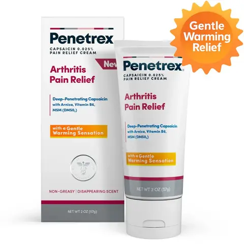 NEW! Penetrex Warming Pain Relief Cream, 2 Oz.