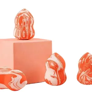 2-Pack Gradient Marble Beauty Sponge: Ultimate Makeup Application