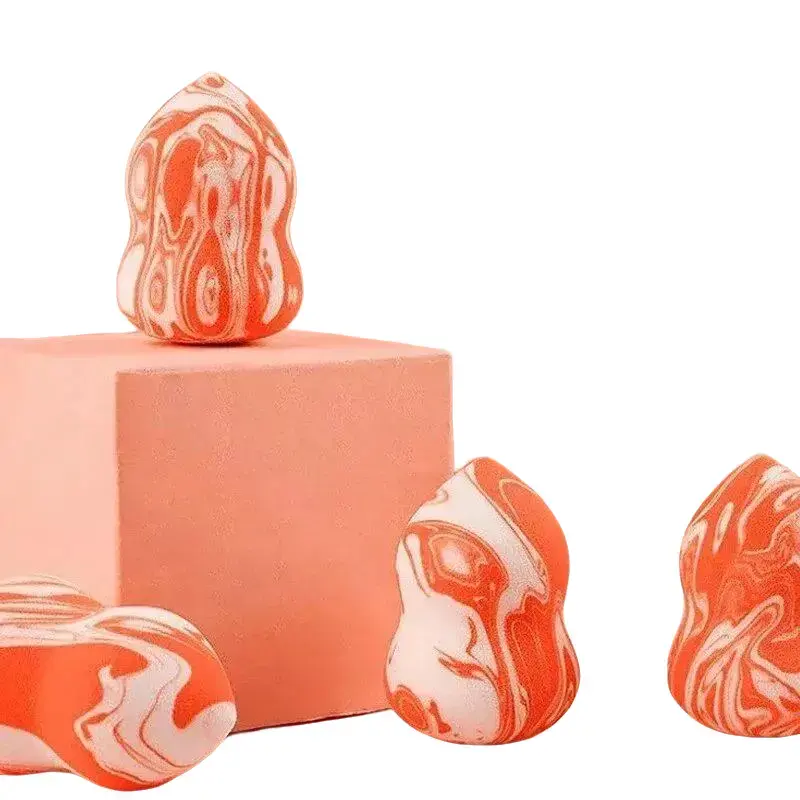 2-Pack Gradient Marble Beauty Sponge: Ultimate Makeup Application