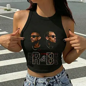 THE R&B TOUR 2026 Unisex Tank Top, Trendy Music Festival Sleeveless Tee, Urban Streetwear Fashion