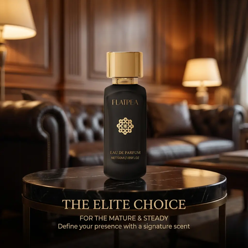FLATPEA Velvet Oud Vanilla Eau De Parfum Spray (56ml / 1.89 fl oz) - Long Lasting Black Gold Fragrance for Men & Women