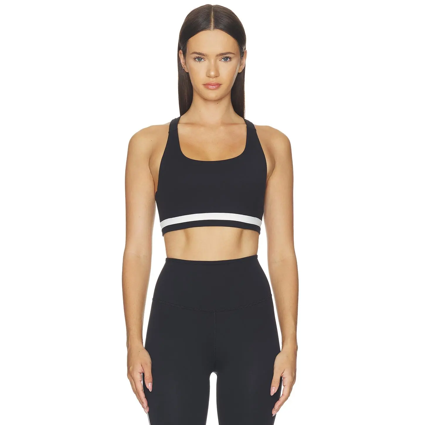 Splits59 Miles Rigor Sports Bra in Black & White