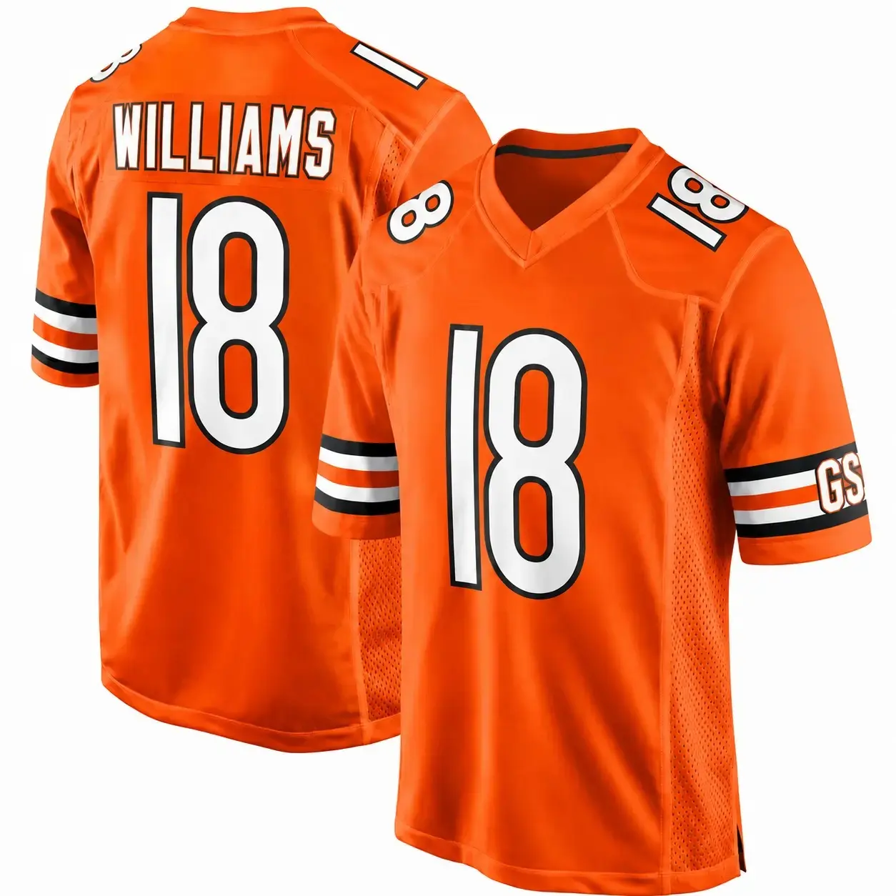 (Full Print Logo) Williams #18 Bears Jersey Shirt, America Football Jersey, Sport Clothing, , Sport Clothing, Football Jersey, Gift for Fan, Gift for Boyfriend, Game Day Shirts, Outfits Sports, Gift Idea