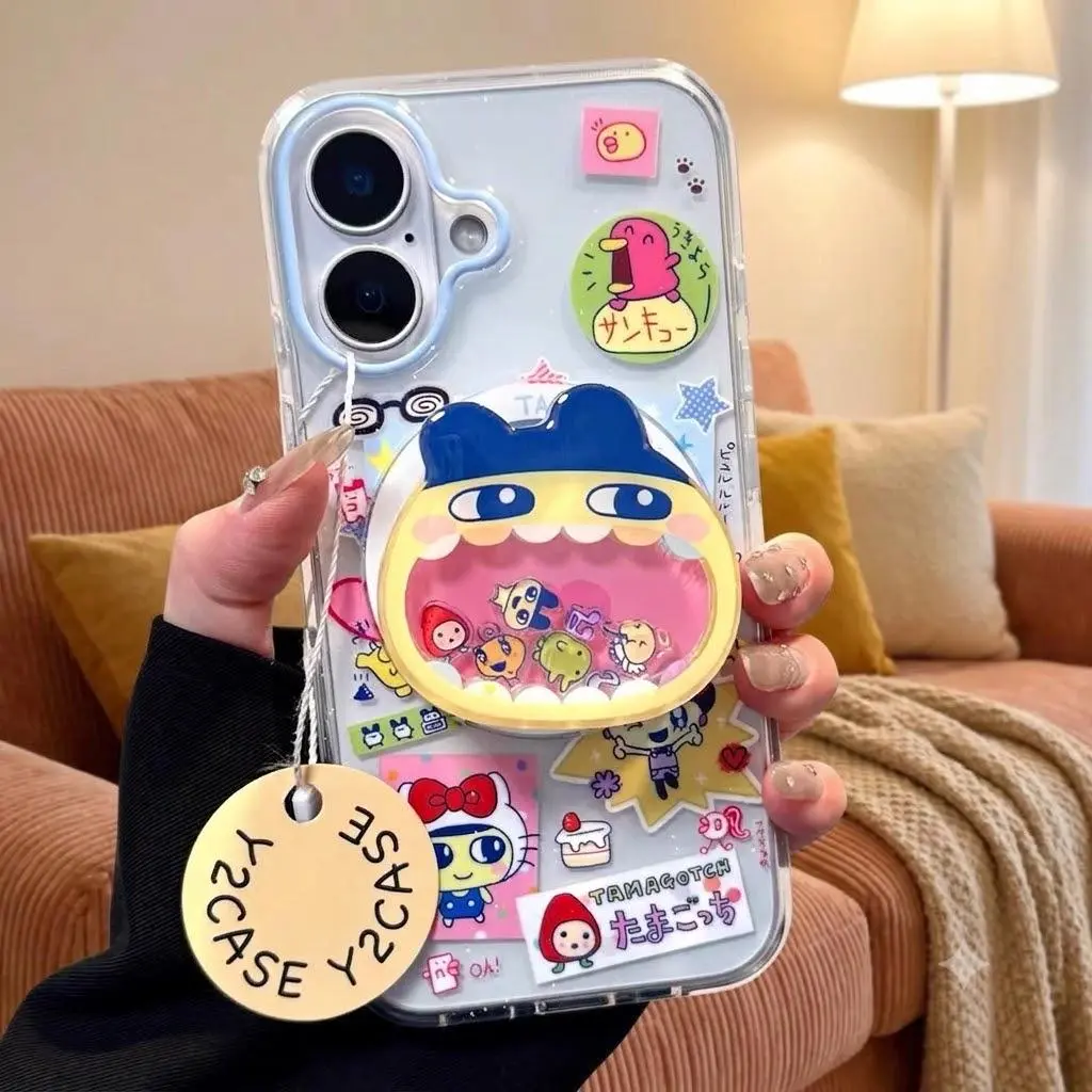 Y2K Retro Shaker Phone Grip, Cute Kawaii Phone Holder Accessory