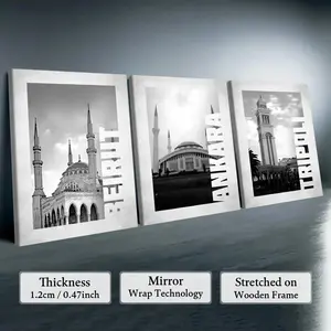 3Pack Golf Theme Framed Canvas Prints • Perfect Wall Decor for Home & Office