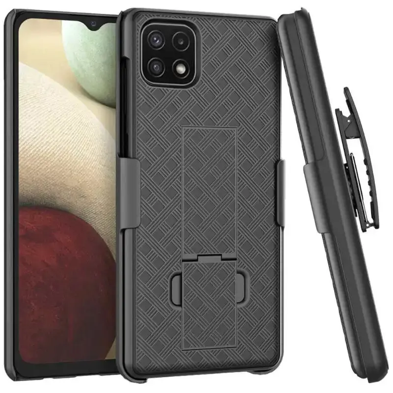 Samsung Galaxy A22 5G / Boost Mobile Celero 5G (2021) Belt Clip Holster Phone Case