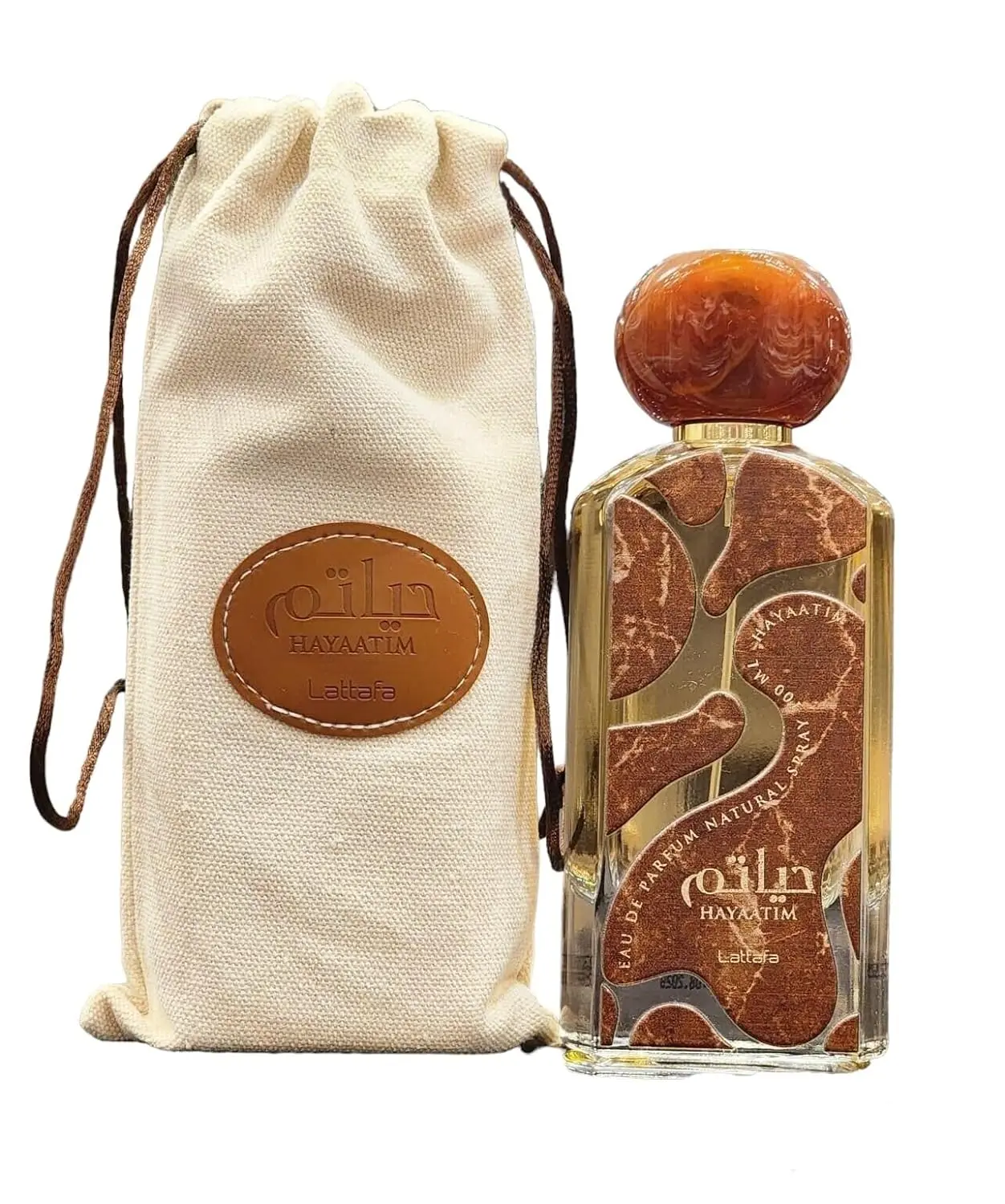 Lattafa Hayaatim Luxurious Unisex Eau de Parfum Spray - 100ml (3.4oz), Musky Aromatic Woody Arabian Fragrance, Arabic Perfume Bottle