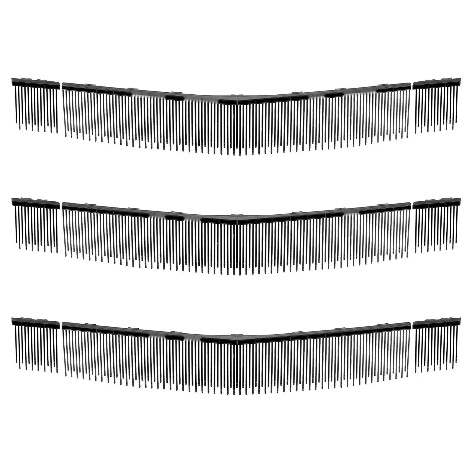 3 Packs Lawn Sweeper Brush Replacement Set For 30-Inch Lawn And Leaf Collector Sweepers, Yard Sweeper Paddle With Durable V-Shaped Bristles For Easy Grass And Leaf Cleanup, Compatible With Popular Models And Replacement Parts
