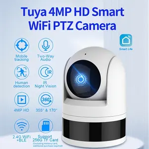 Tugard 1080P Smart Home Security Camera, Tuya WiFi Ptz, Auto Tracking, Motion Detection, Two-Way Audio, Night Vision, 256GB Storage