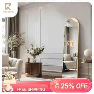 RIMIKING Luxe Arch Mirror,Elegant Arch Design,Multi-Functional,High-Quality Build,HD Imaging Glass,Suitable for Various Settings