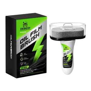Windshield Oil Film Remover Wand – All-in-One Glass Cleaning Kit with Emulsion Formula & Sponge for Crystal Clear, Streak-Free Visibility