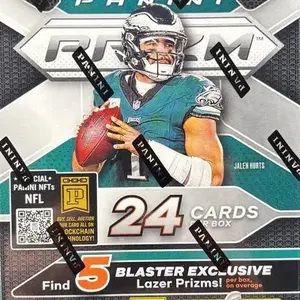 Panini NFL Prizm Hobby Blaster Box 2024 - 24 Cards per Box with 5 Blaster Exclusive Lazer Prizms