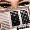 300D/200D/100D/60D Fluffy Lash Clusters , 4-in-1 Spikes & Bottom Lashes Eyelash Extensions, D/DD Curl Individual Lashes, 6-18mm Cosplay Spiky Mink Fake Eyelashes, Fluffy False Eyelashes