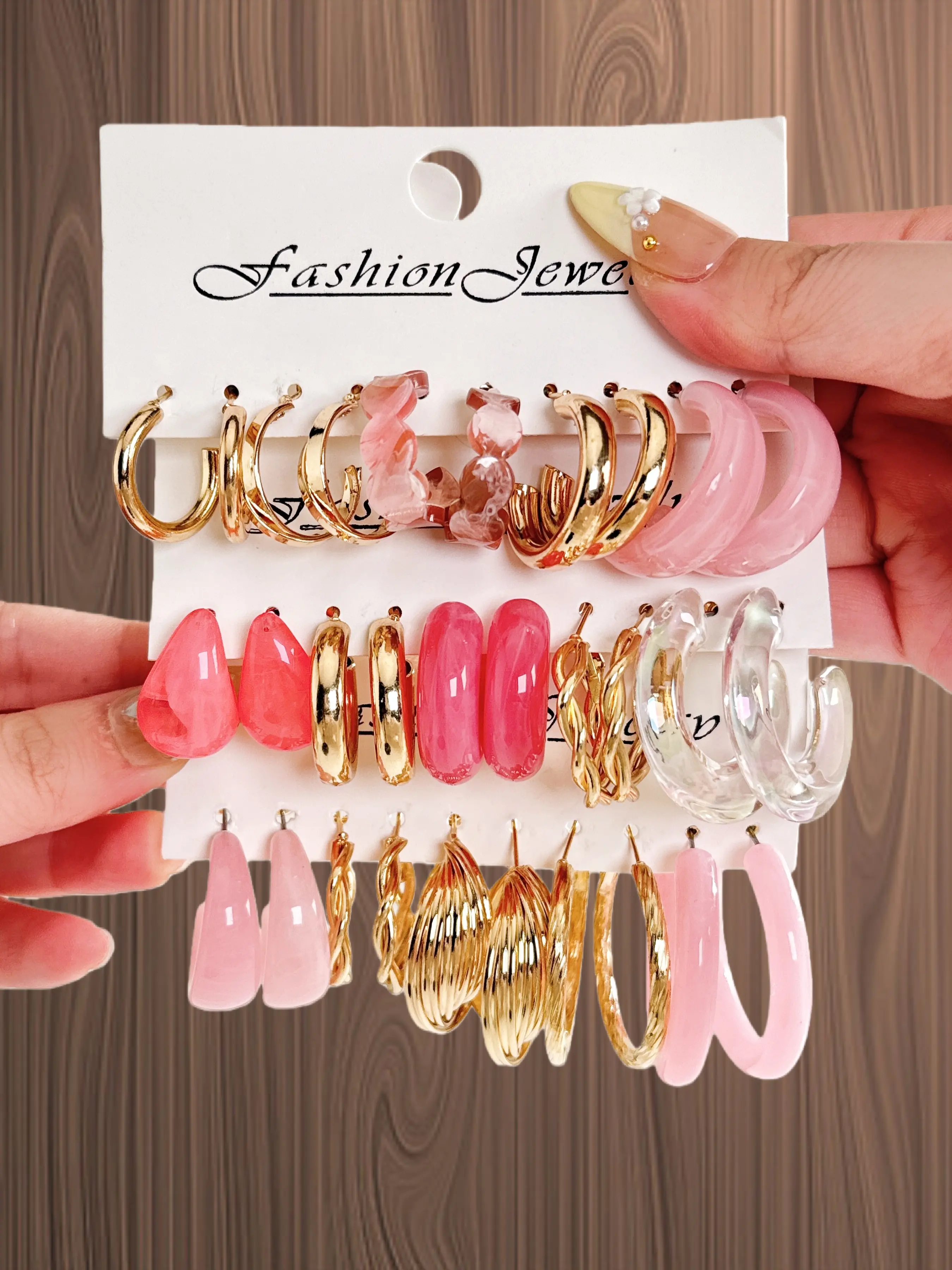Women's Fashion Hoop Earrings Set, 30pcs Earring Pack for Daily Wear, Trendy Jewelry, Stylish Accessories for Everyday Use, Perfect Aesthetic Jewelry Gift, Fashionable Earrings