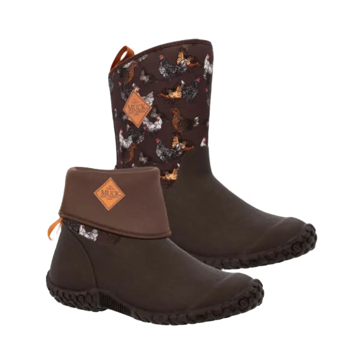 Muck Ladies Muckster II Rooster Brown Mid Boots WM29CK Muck Ladies Muckster II Rooster Brown Mid Boots WM29CK