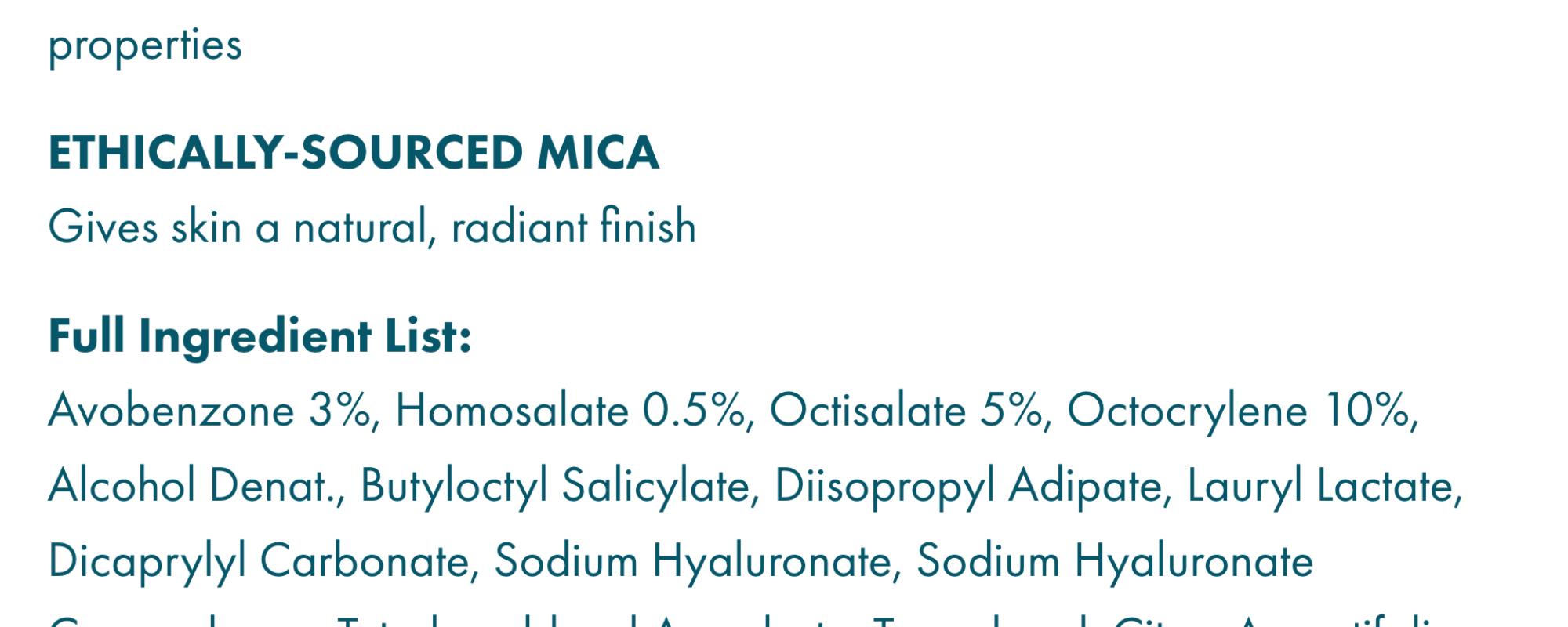 Sunglaze Sheer Setting Mist Sunscreen SPF 50