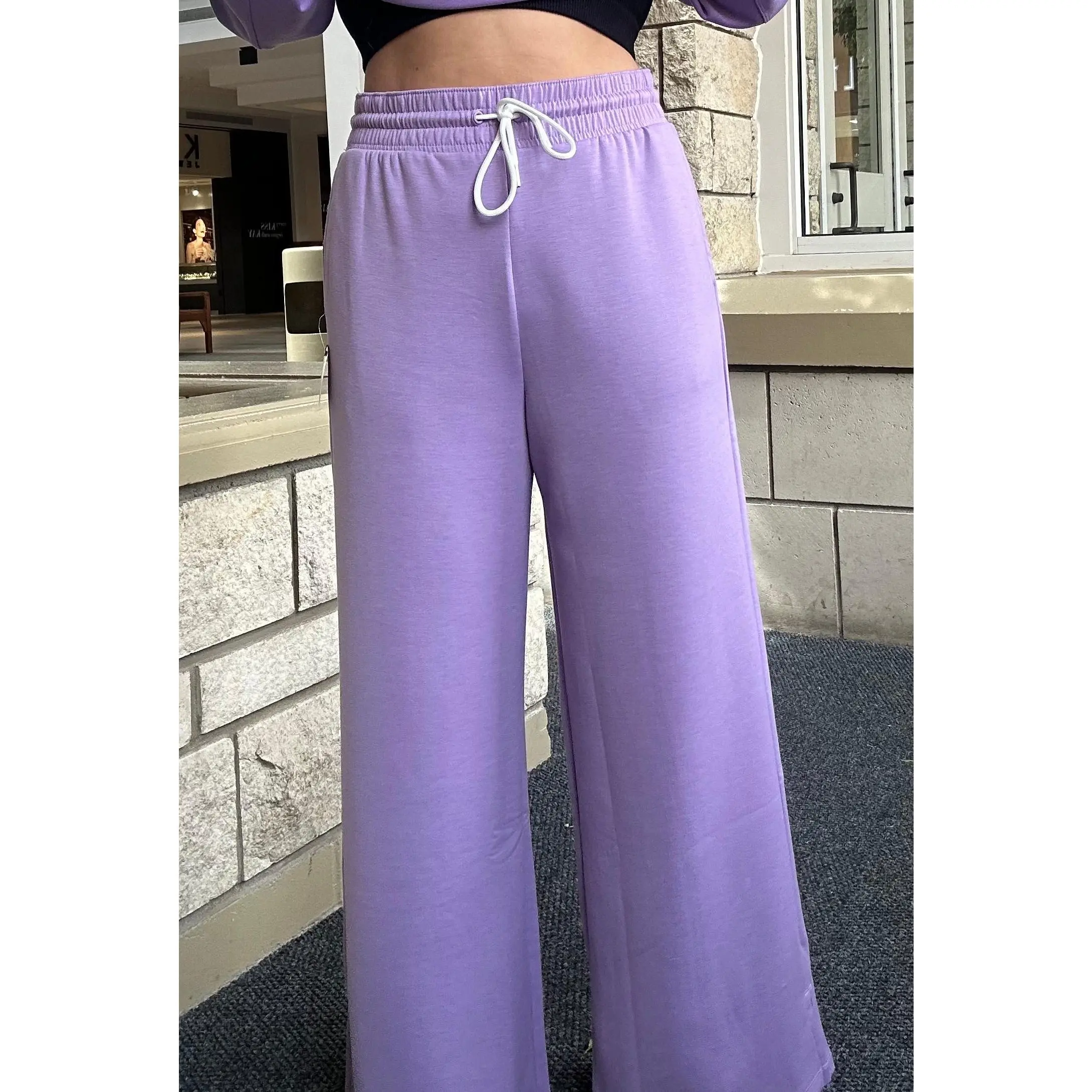 Lavender Scuba Lounge Pants