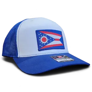 OHIO Flag Mesh Snapback Trucker Cap