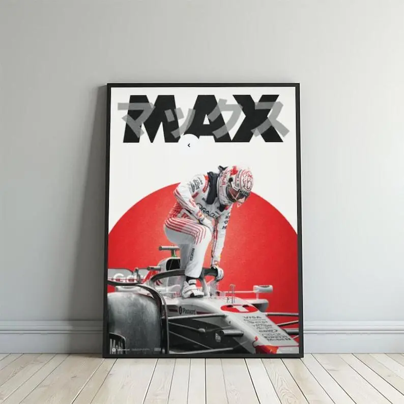 Oracle Red Bull Racing,Max Verstappen Suzuka 2025 – Sports Poster