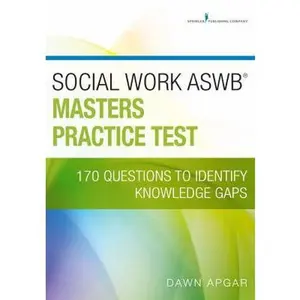 USED-Social Work ASWB Masters Practice Test: 170 Questions to Identify Knowledge Gaps by Apgar, Dawn (Paperback)
