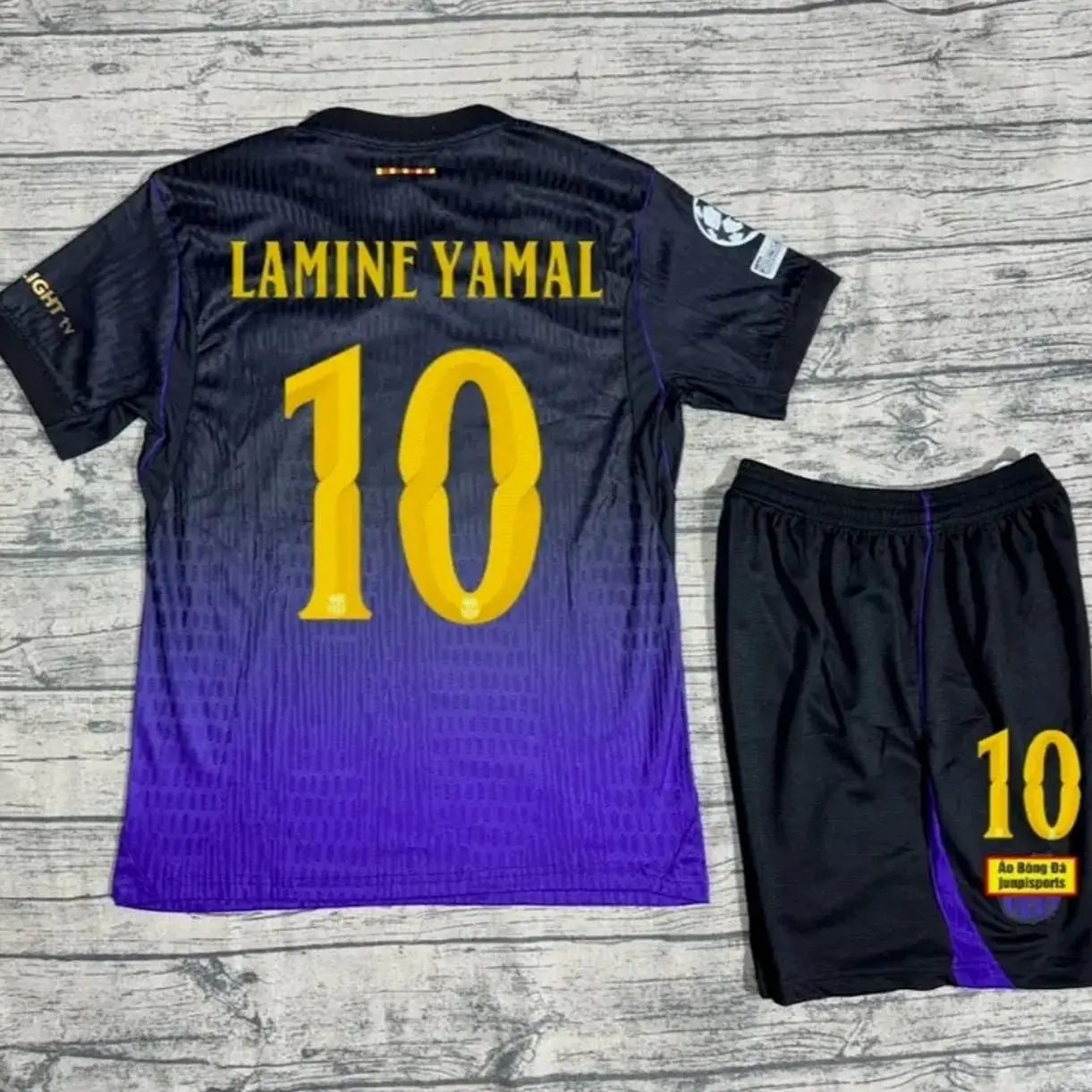 Yamal No. 10 Away Soccer Jersey Set 2026/27 – Premium Breathable Football Shirt for Men Women, Quick Dry Fan Kit, Match Day Sportswear, Soccer Gift