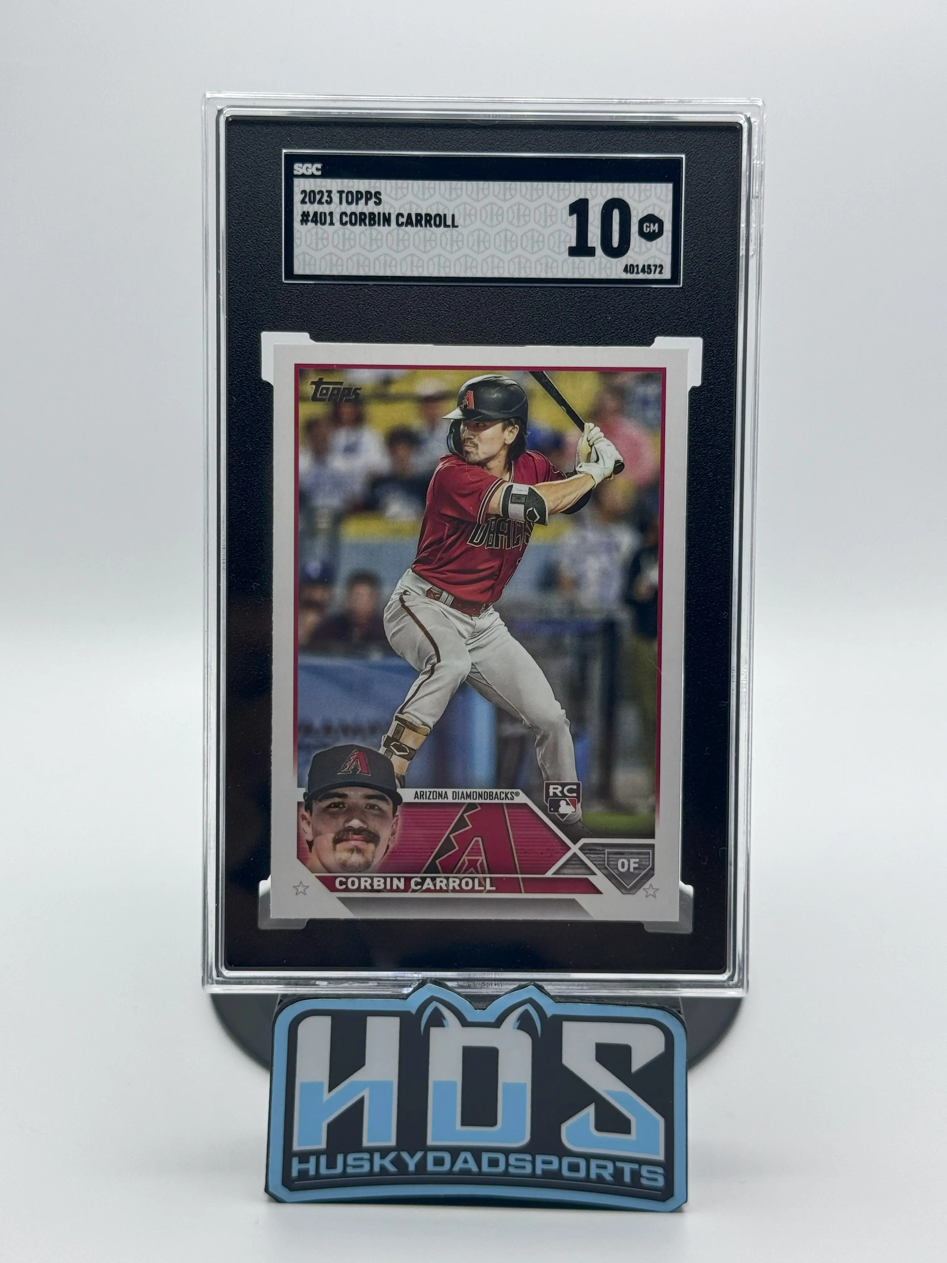 Corbin Carroll sgc 2023 Topps Baseball #401 10