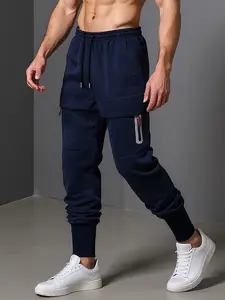tiktok freeship Men’s cargo jogger , elastic waist, pockets,  and comfortable street-style fashion, , retro design, versatile for running, home wear, outdoor activities  men workout Casual Loose-Fit Drawstring Pants slacks